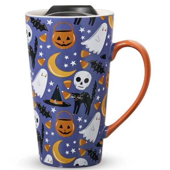 🆕✨ Travel Mug - Halloween Design - Picture 1 of 6